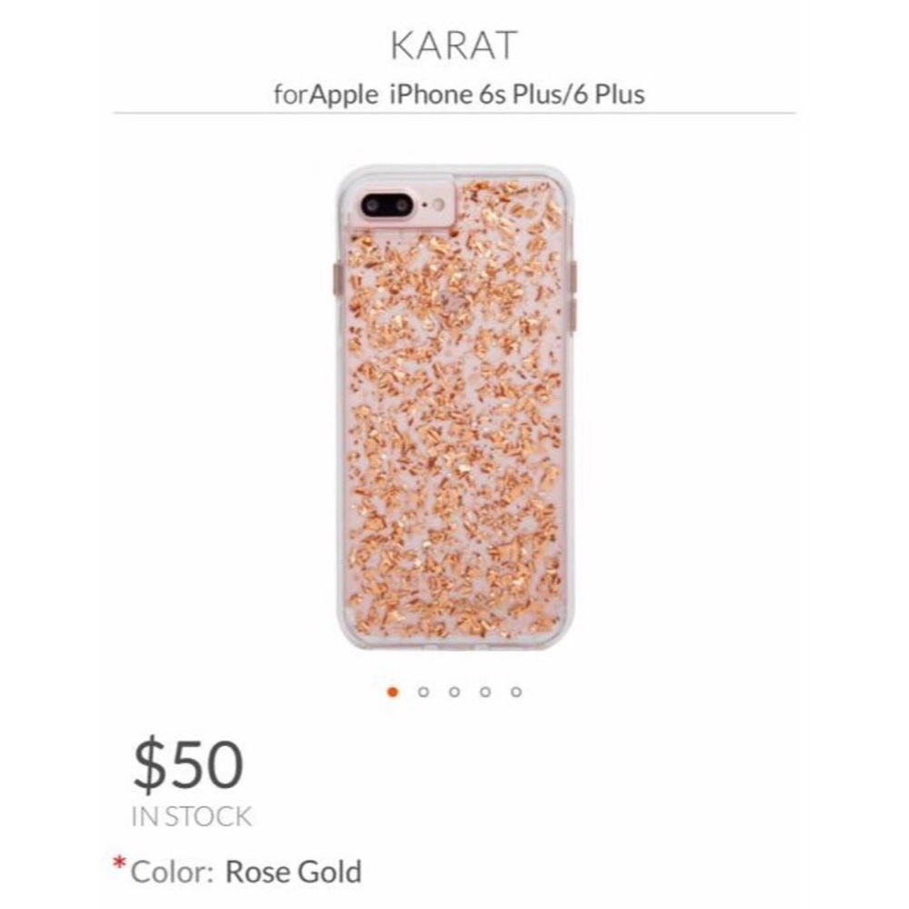 BRAND NEW IN BOX! Casemate rose gold phone case